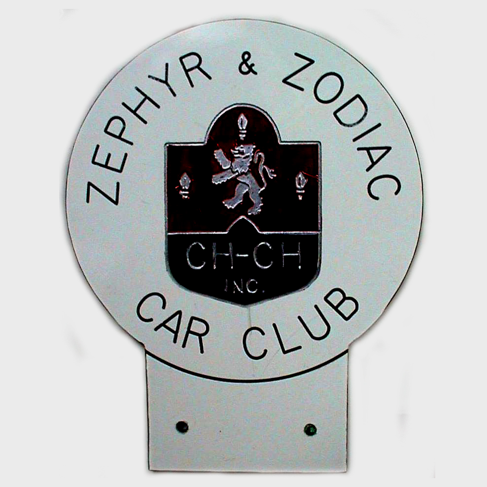 Zephyr & Zodiac Car Club of Switzerland car badge